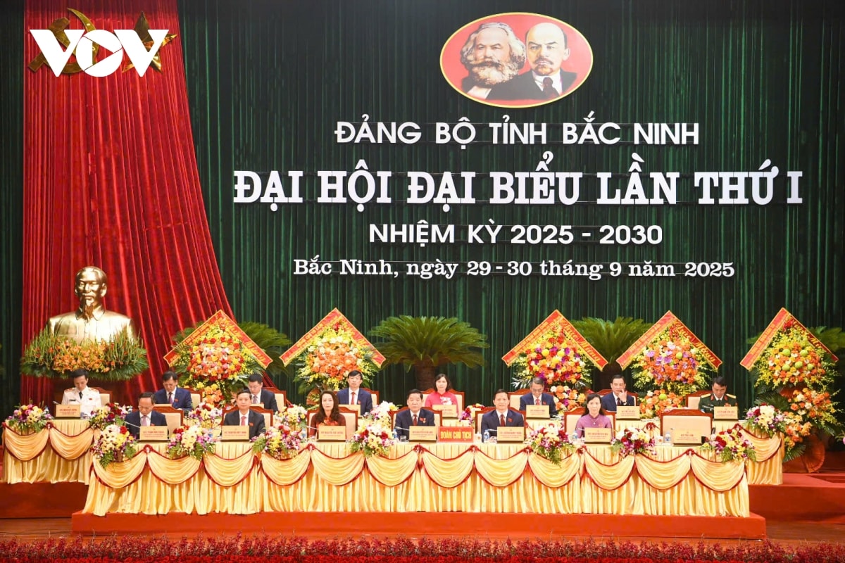 toan canh khai mac Dai hoi dai bieu Dang bo tinh bac ninh lan thu i hinh anh 2