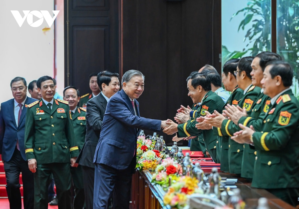 tong bi thu Dai hoi Dang bo quan doi lan thu xii mo ra chuong moi xay dung qDnd hinh anh 1