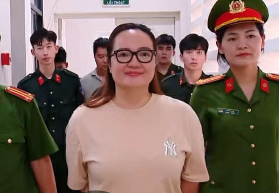 Bị can Hoàng Thị Hường.