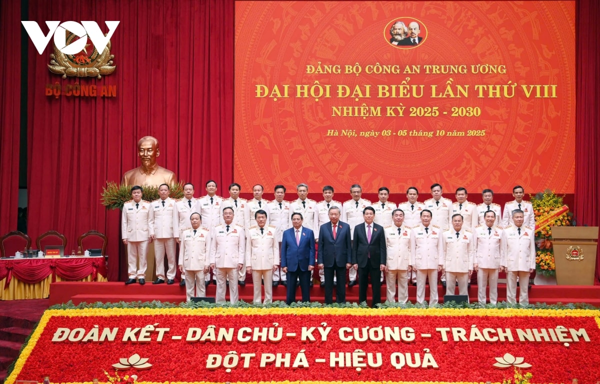 tong bi thu to lam du chi dao Dai hoi dai bieu Dang bo cong an trung uong viii hinh anh 6