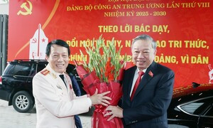 Tổng Bí thư Tô Lâm dự Đại hội Đại biểu Đảng bộ Công an Trung ương