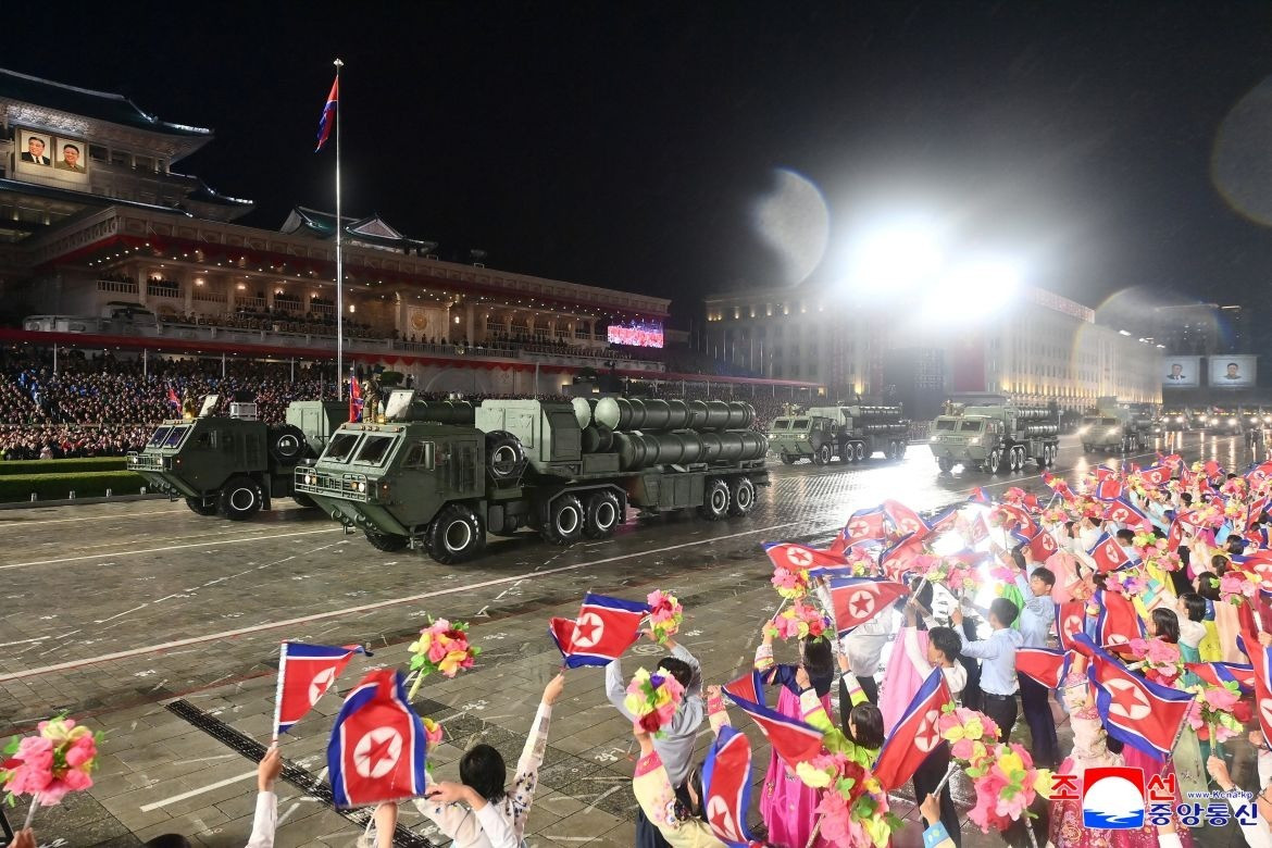 Hình ảnh tại buổi duyệt binh hôm 10/10/2025. Ảnh KCNA