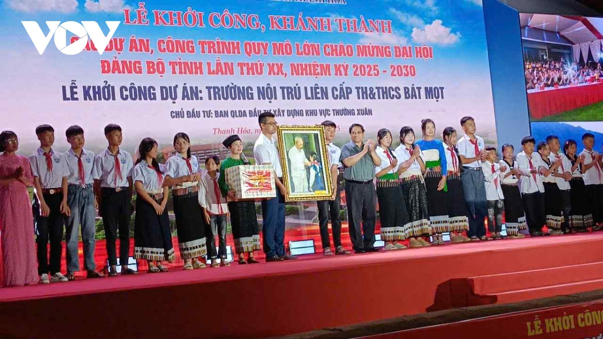 thu tuong du le khanh thanh, khoi cong mot so du an trong diem tai thanh hoa hinh anh 2