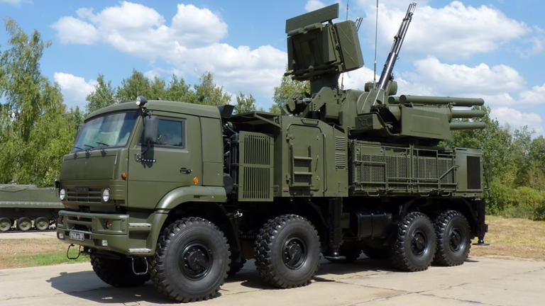 pantsir-s1 xuat hien o binh nhuong nga - trieu thiet lap lien minh phong khong hinh anh 1