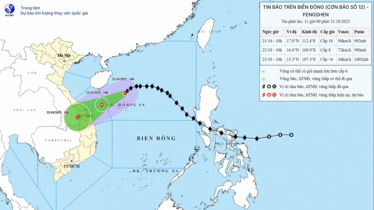 bão số 12 cách quần đảo hoàng sa khoảng 125km, sẽ gây mưa lớn ở miền trung hình ảnh 1 bao so 12 cach quan dao hoang sa khoang 125km, se gay mua lon o mien trung hinh anh 1