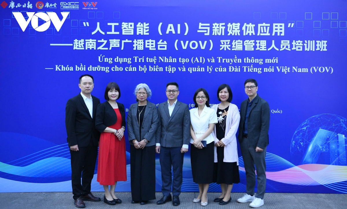 vov và quảng tây nhật báo khai giảng lớp bồi dưỡng ứng dụng ai, truyền thông mới hình ảnh 5 vov va quang tay nhat bao khai giang lop boi duong ung dung ai, truyen thong moi hinh anh 5