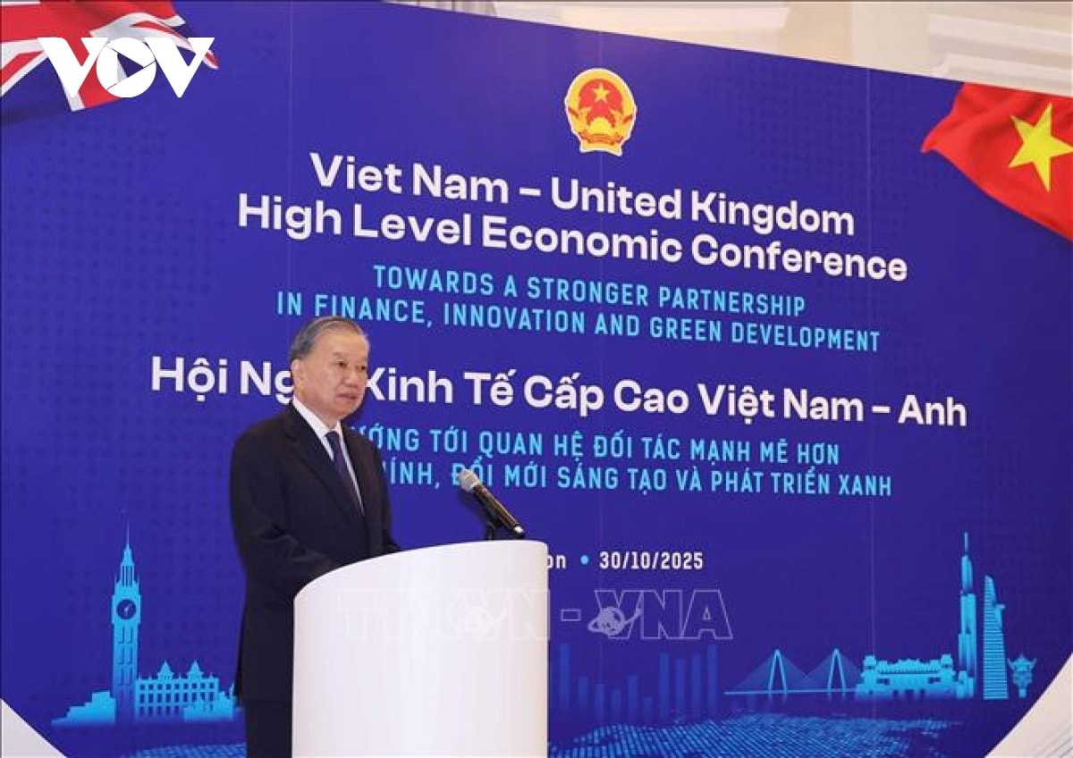 tổng bí thư tô lâm phát biểu tại hội nghị kinh tế cấp cao việt nam - anh hình ảnh 1 tong bi thu to lam phat bieu tai hoi nghi kinh te cap cao viet nam - anh hinh anh 1