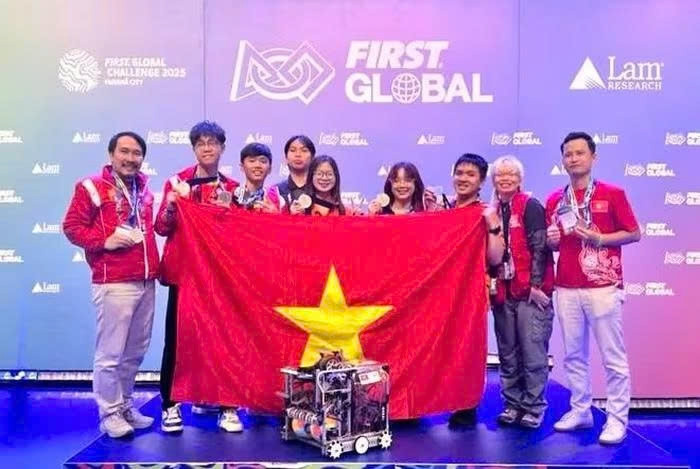 việt nam giành huy chương bạc tại cuộc thi robotics quốc tế 2025 hình ảnh 1 viet nam gianh huy chuong bac tai cuoc thi robotics quoc te 2025 hinh anh 1