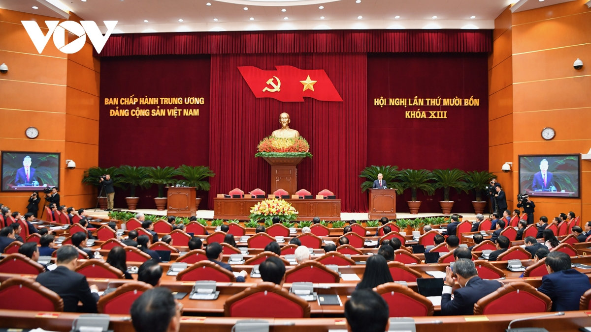 be mac hoi nghi lan thu 14 ban chap hanh trung uong Dang khoa xiii hinh anh 1