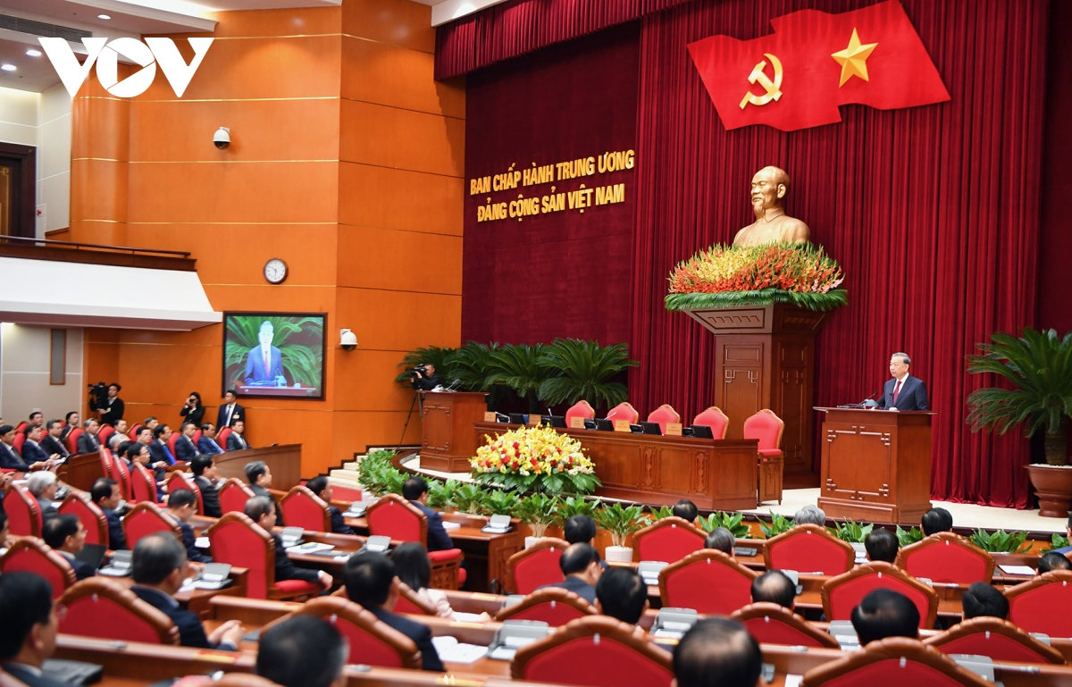 thong bao hoi nghi lan thu 14 ban chap hanh trung uong Dang khoa xiii hinh anh 1