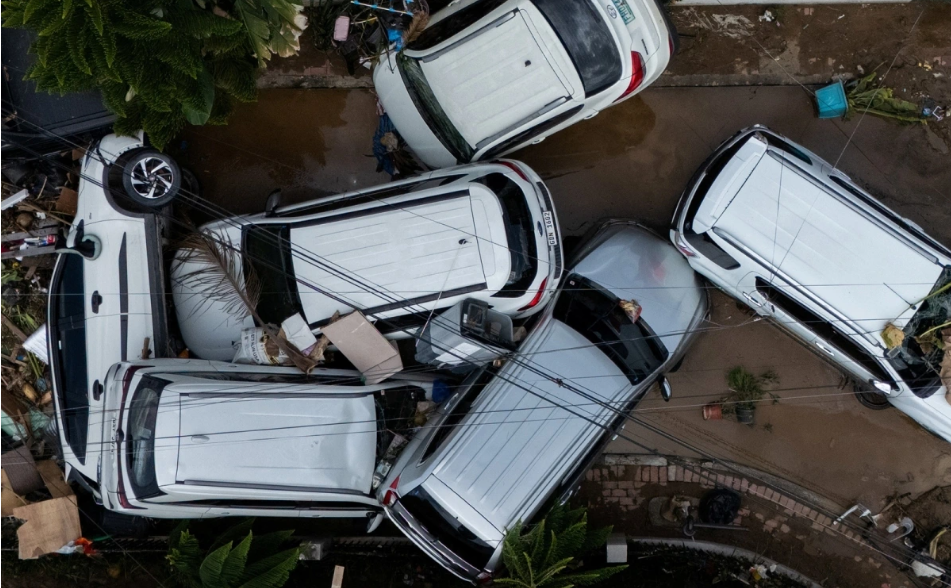 Hậu quả cơn bão Kalmaegi trước đó ở Philippines. (Ảnh: Reuters)