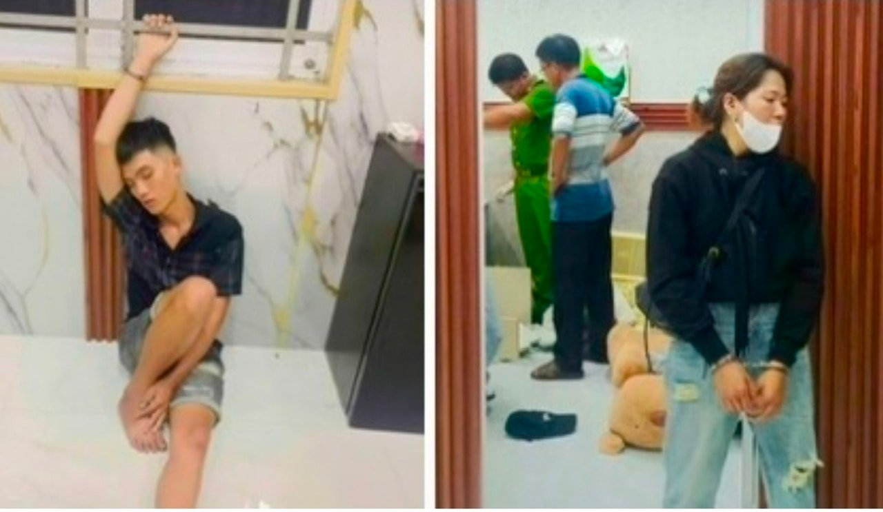 Công an đang tạm giữ Na và Linh để tiếp tục điều tra làm rõ. (Ảnh: CACC)