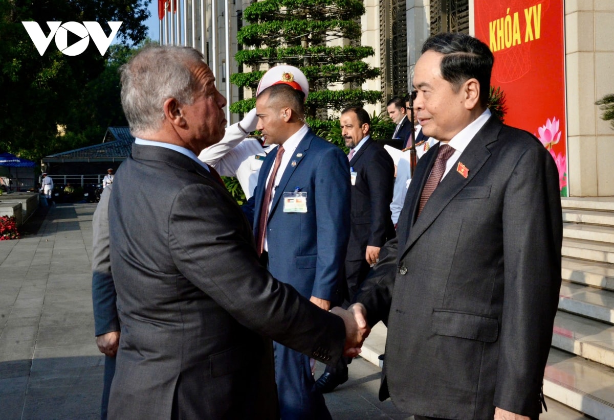 chủ tịch quốc hội trần thanh mẫn hội kiến quốc vương jordan hình ảnh 1 chu tich quoc hoi tran thanh man hoi kien quoc vuong jordan hinh anh 1