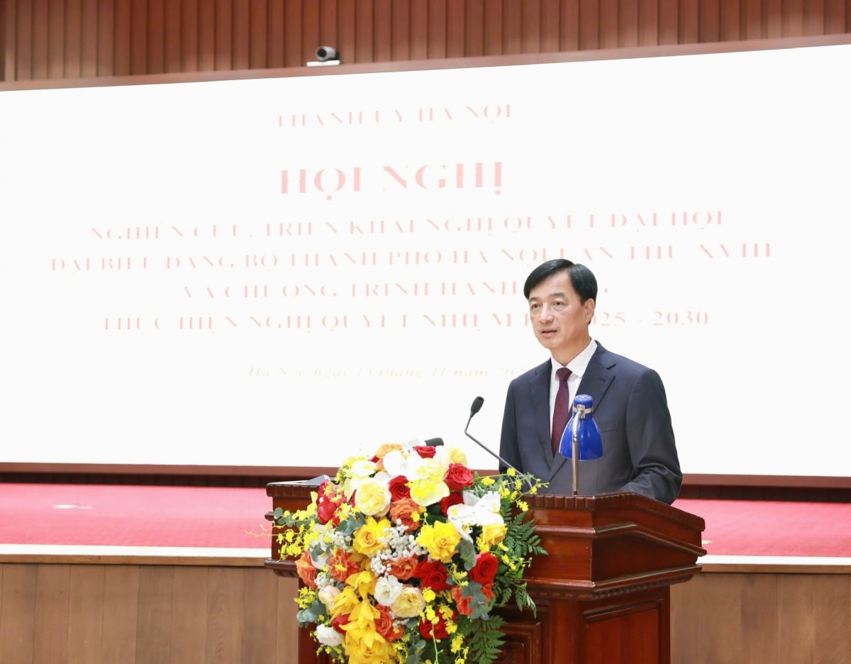 hà nội tổ chức hội nghị quán triệt nghị quyết Đại hội Đảng bộ lần thứ xviii hình ảnh 2 ha noi to chuc hoi nghi quan triet nghi quyet Dai hoi Dang bo lan thu xviii hinh anh 2