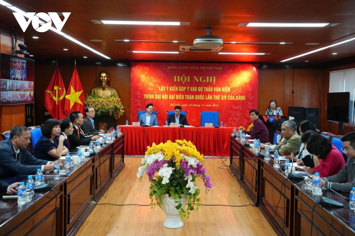 hoi nghi gop y du thao van kien Dai hoi xiv cua Dang tai vov hinh anh 3