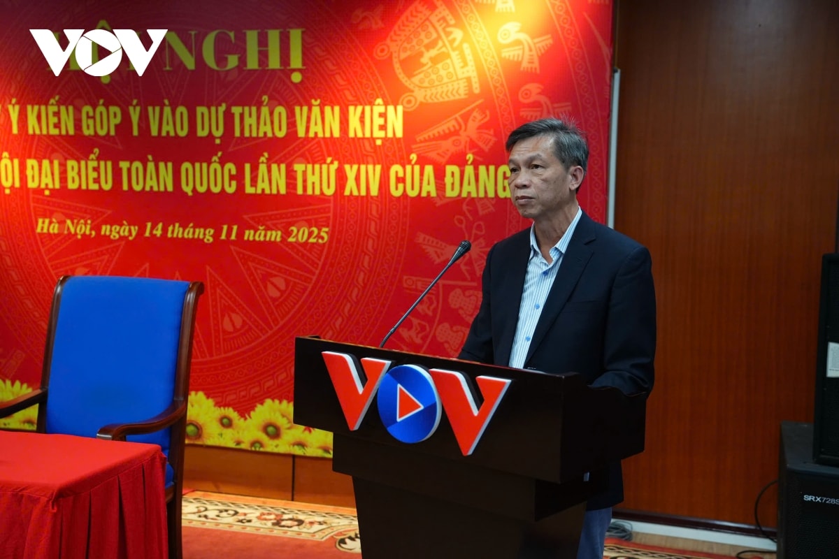 hoi nghi gop y du thao van kien Dai hoi xiv cua Dang tai vov hinh anh 14