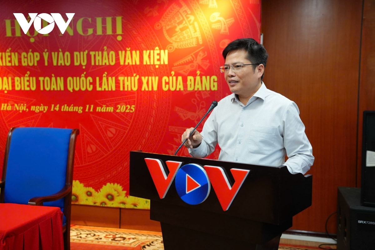 hoi nghi gop y du thao van kien Dai hoi xiv cua Dang tai vov hinh anh 12