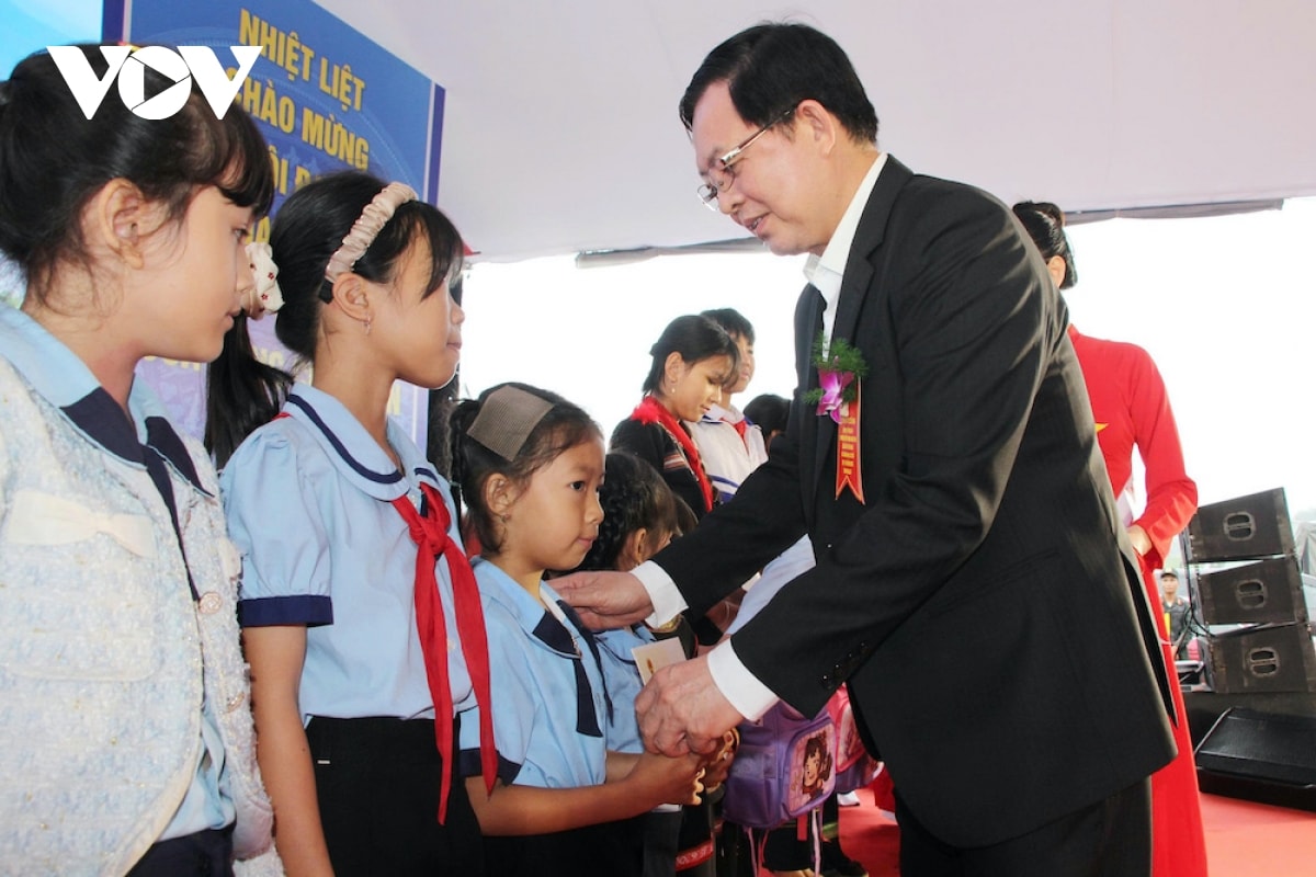 gia lai khoi cong xay dung 7 truong pho thong noi tru lien cap hinh anh 2