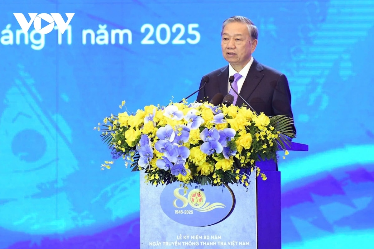phát biểu của tổng bí thư tại lễ kỷ niệm 80 năm ngày truyền thống ngành thanh tra hình ảnh 1 phat bieu cua tong bi thu tai le ky niem 80 nam ngay truyen thong nganh thanh tra hinh anh 1