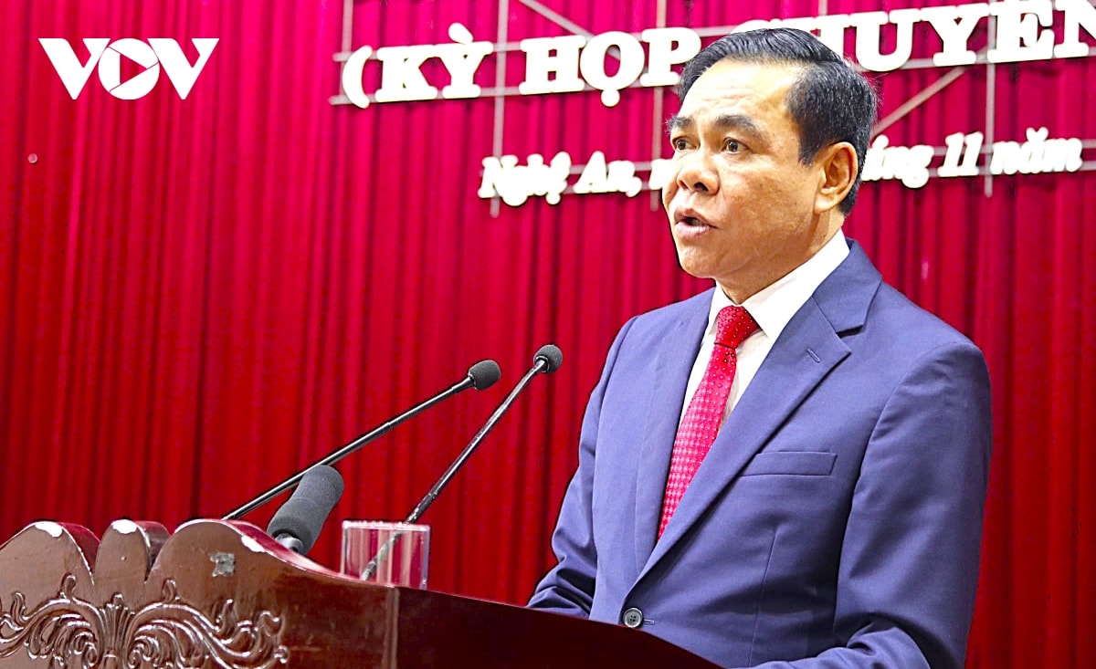 Ông võ trọng hải được bầu giữ chức chủ tịch tỉnh nghệ an hình ảnh 1 Ong vo trong hai duoc bau giu chuc chu tich tinh nghe an hinh anh 1