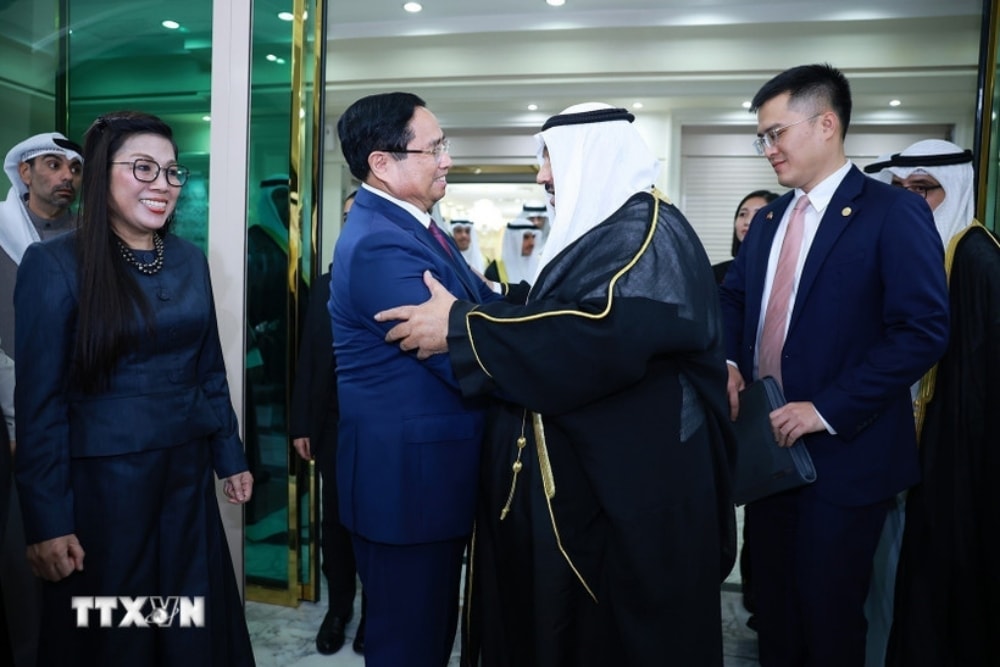 toan canh chuyen tham chinh thuc kuwait cua thu tuong pham minh chinh va phu nhan hinh anh 9