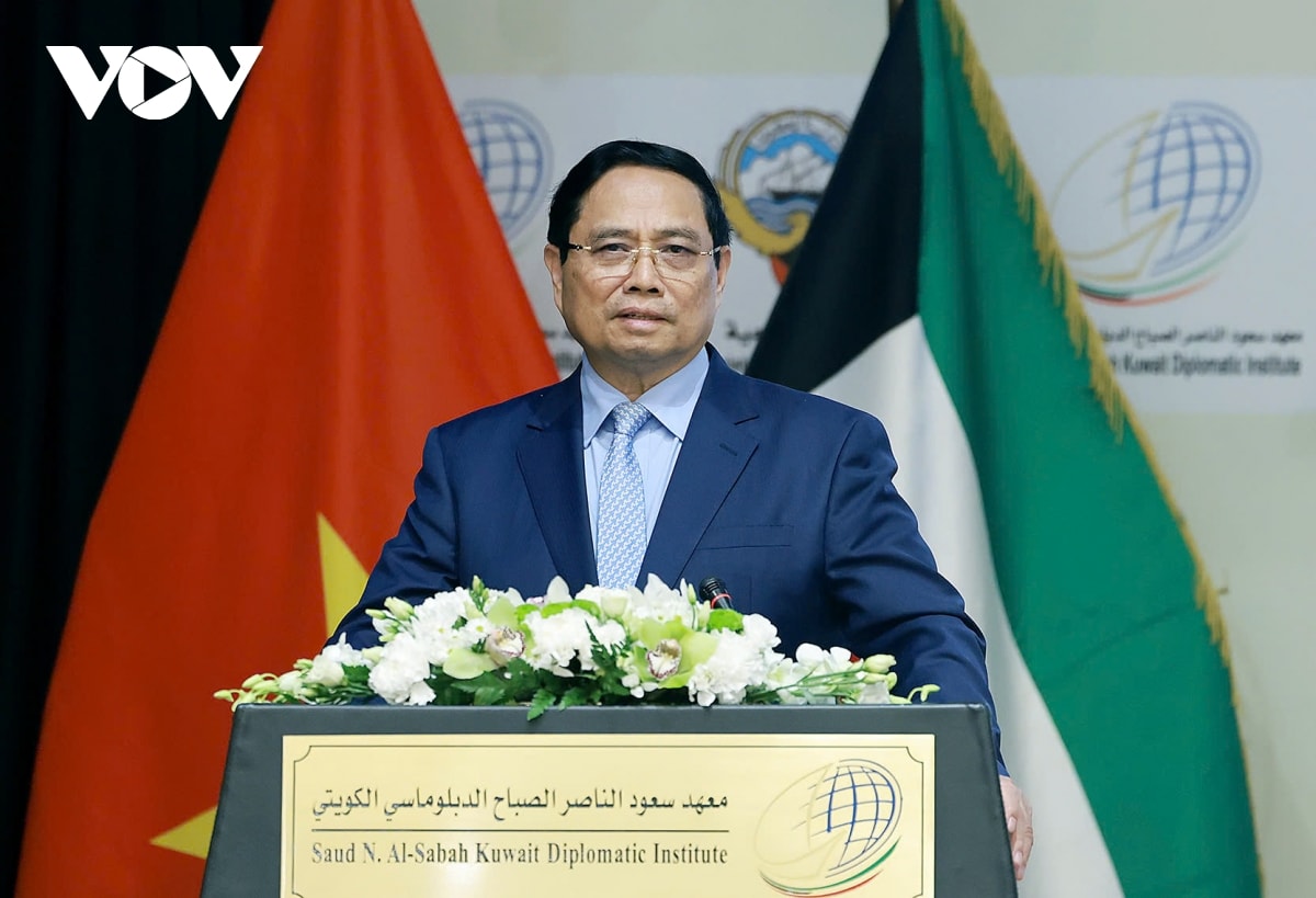 toan canh chuyen tham chinh thuc kuwait cua thu tuong pham minh chinh va phu nhan hinh anh 11