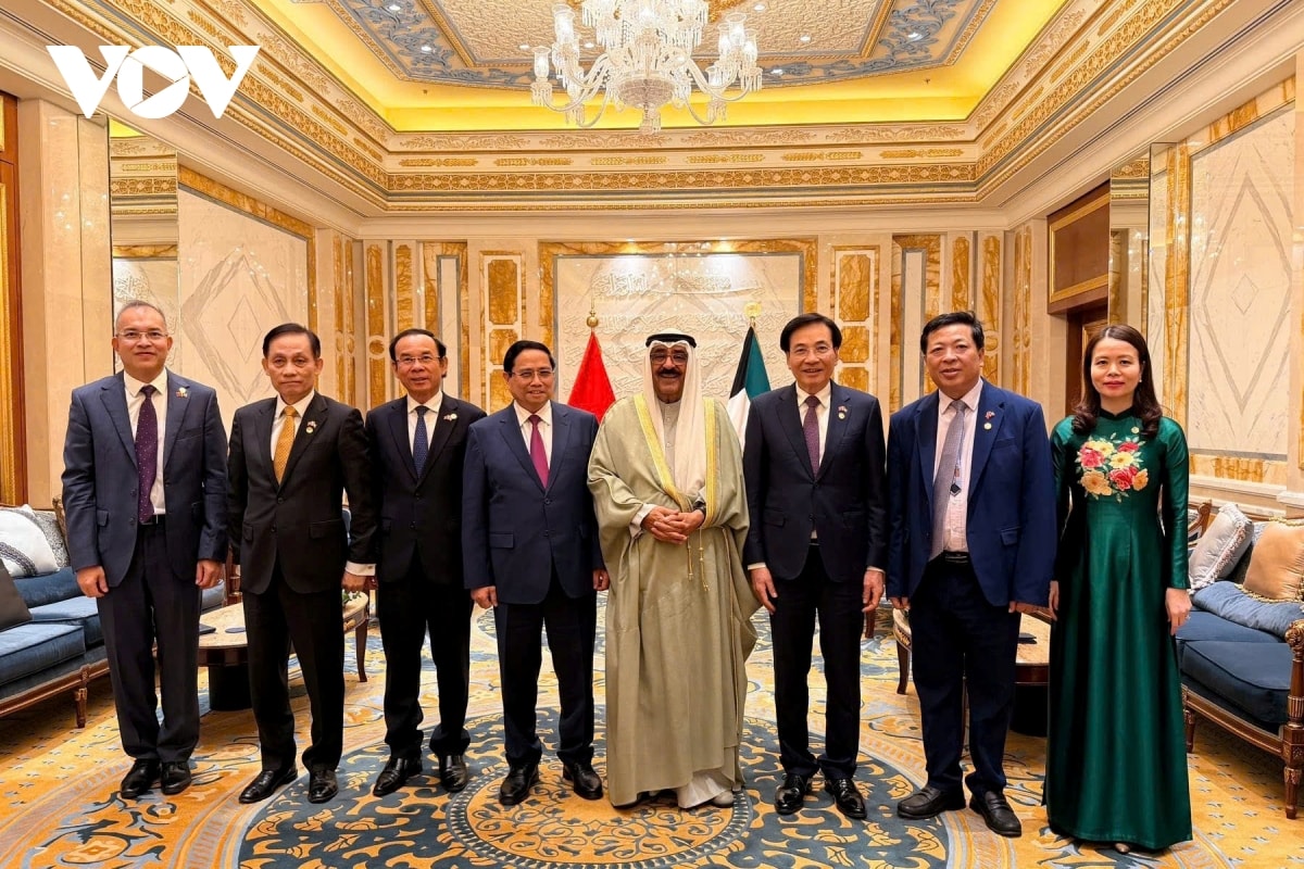 toan canh chuyen tham chinh thuc kuwait cua thu tuong pham minh chinh va phu nhan hinh anh 4