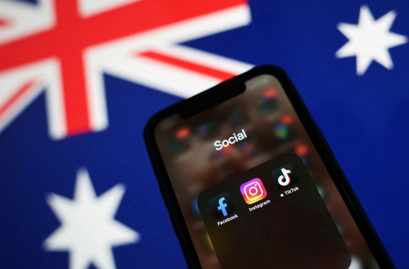 Theo các cuộc thăm dò ý kiến mới nhất, 77% người dân Australia bày tỏ mong muốn thực thi quy định hạn chế trẻ em dùng mạng xã hội. (Ảnh: Reuters)