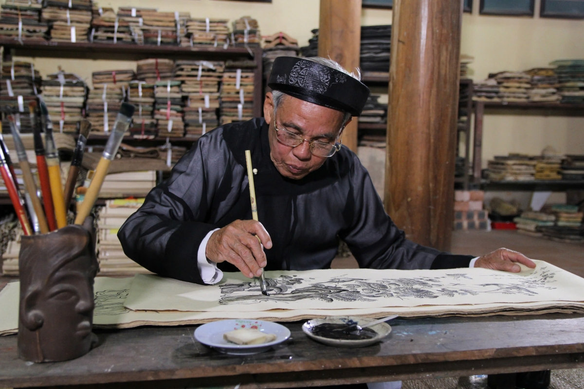 unesco chinh thuc vinh danh nghe lam tranh dan gian Dong ho cua viet nam hinh anh 2