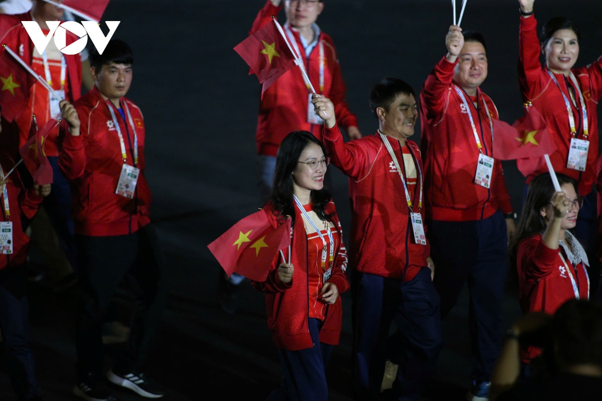 be mac sea games 33 Doan the thao viet nam dung thu 3 toan doan hinh anh 46