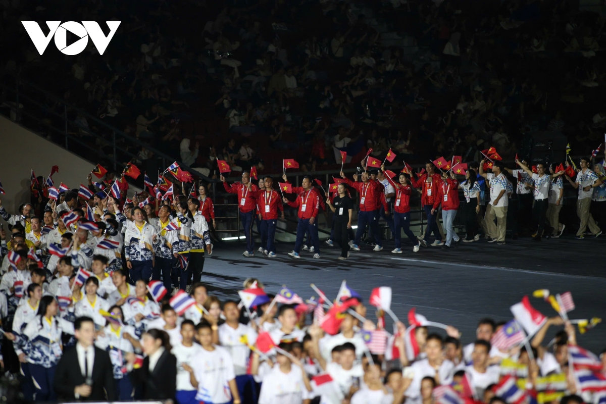 be mac sea games 33 Doan the thao viet nam dung thu 3 toan doan hinh anh 40