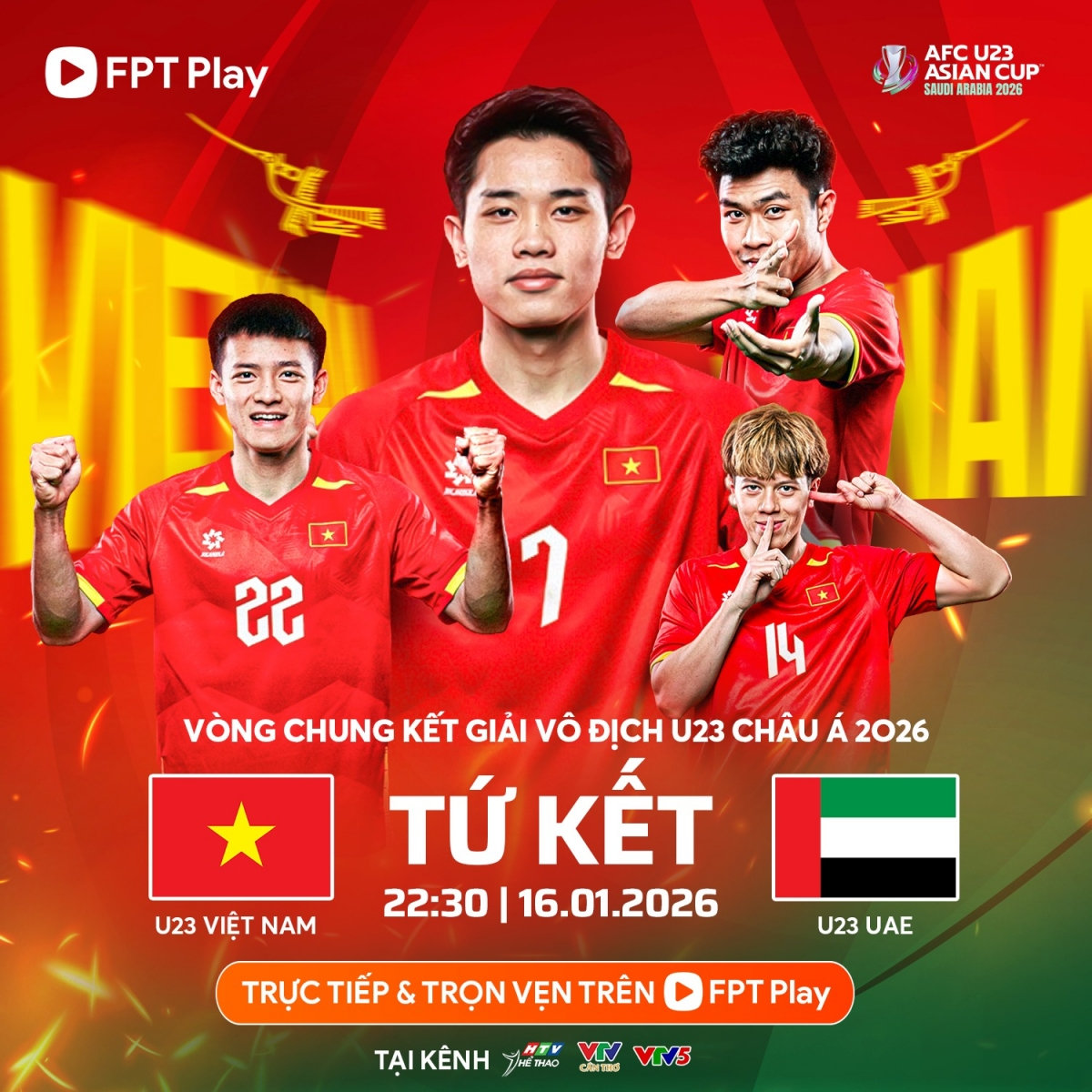 hạ gục u23 uae, u23 việt nam xuất sắc vào bán kết u23 châu Á 2026 hình ảnh 1 ha guc u23 uae, u23 viet nam xuat sac vao ban ket u23 chau A 2026 hinh anh 1