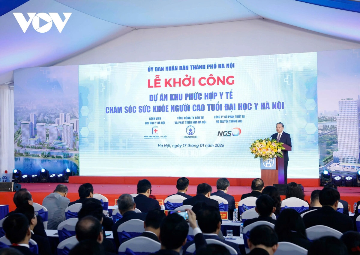 tong bi thu du le khoi cong du an phuc hop y te cham soc suc khoe nguoi cao tuoi hinh anh 3