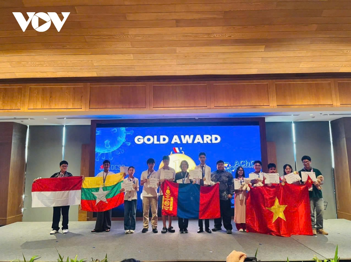 Đoàn học sinh việt nam xuất sắc dành 44 giải thưởng tại kỳ thi olympic hóa học châu Á hình ảnh 2 Doan hoc sinh viet nam xuat sac danh 44 giai thuong tai ky thi olympic hoa hoc chau A hinh anh 2
