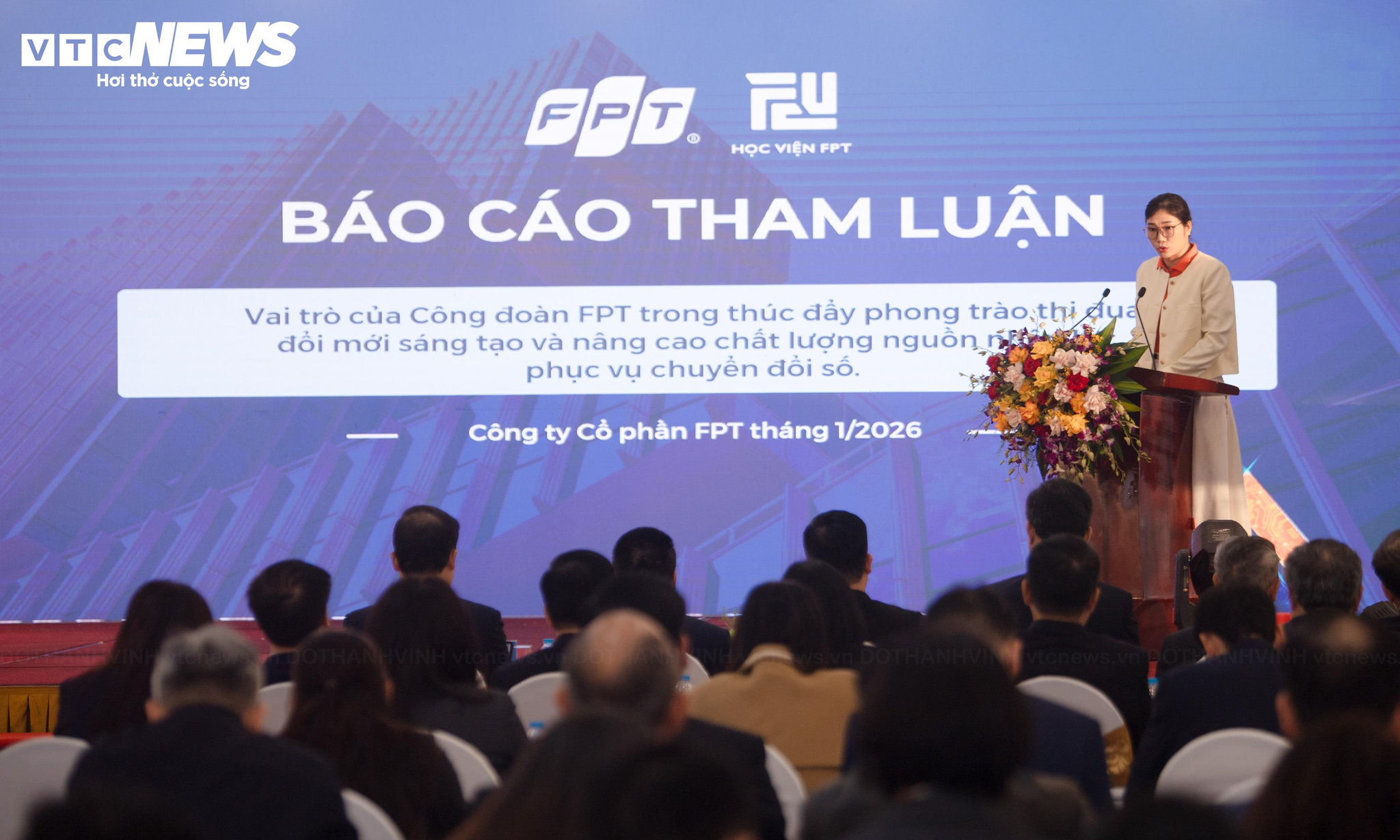 Toàn cảnh hội nghị tổng kết năm 2025 của Công đoàn Khoa học và Công nghệ Việt Nam - 5