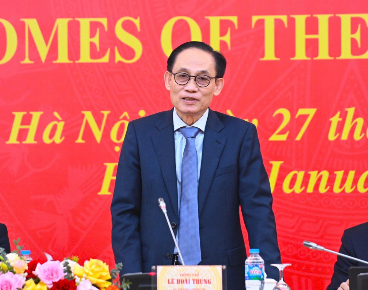 bộ trưởng lê hoài trung Đại hội xiv thể hiện khát vọng vươn lên của dân tộc hình ảnh 2 bo truong le hoai trung Dai hoi xiv the hien khat vong vuon len cua dan toc hinh anh 2