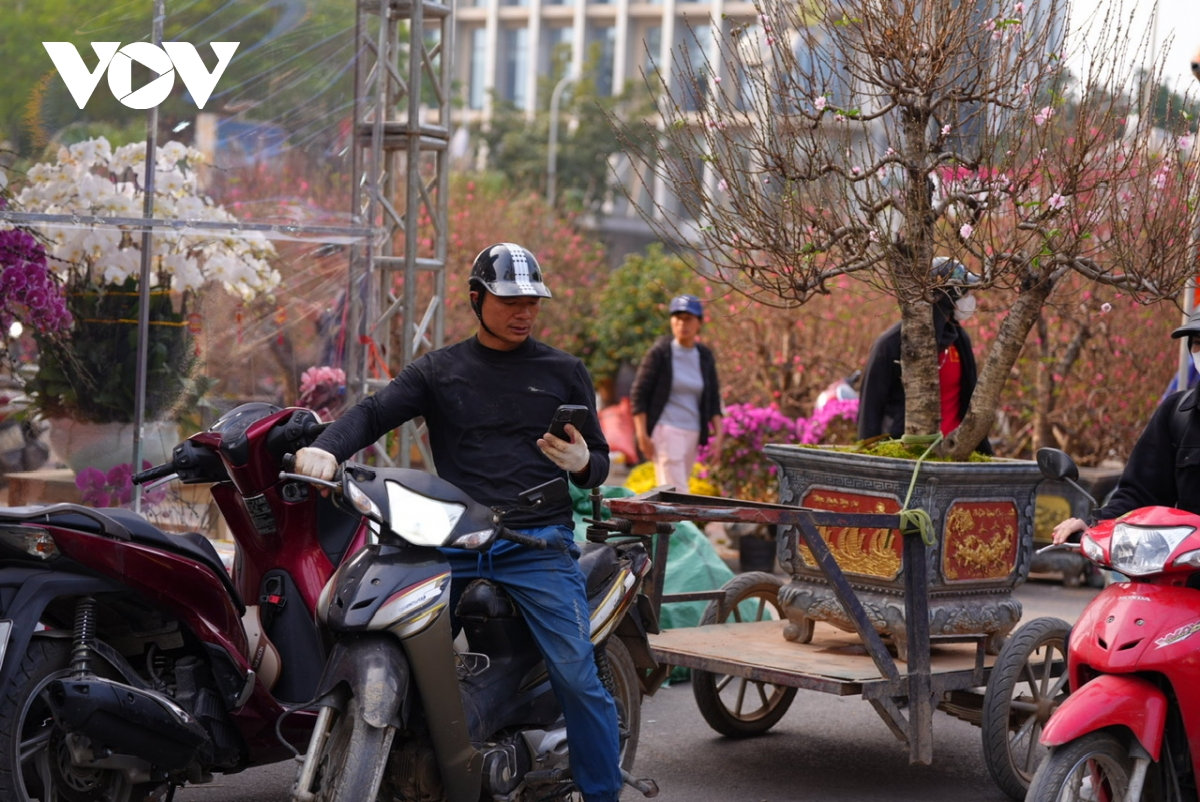 giap tet lan dao tien trieu, xe om nin tho tren tung chuyen xe muu sinh hinh anh 5