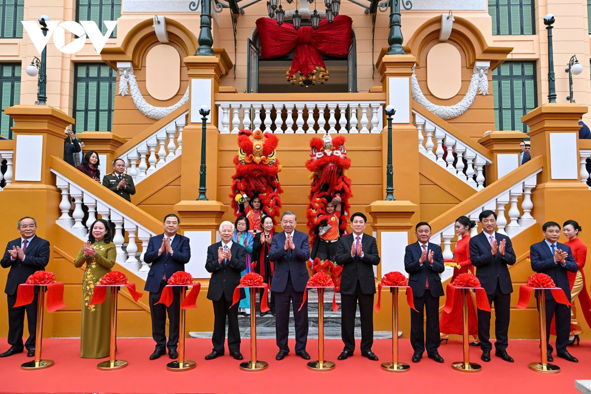 khánh thành công trình trụ sở làm việc cơ quan chủ tịch nước hình ảnh 1 khanh thanh cong trinh tru so lam viec co quan chu tich nuoc hinh anh 1