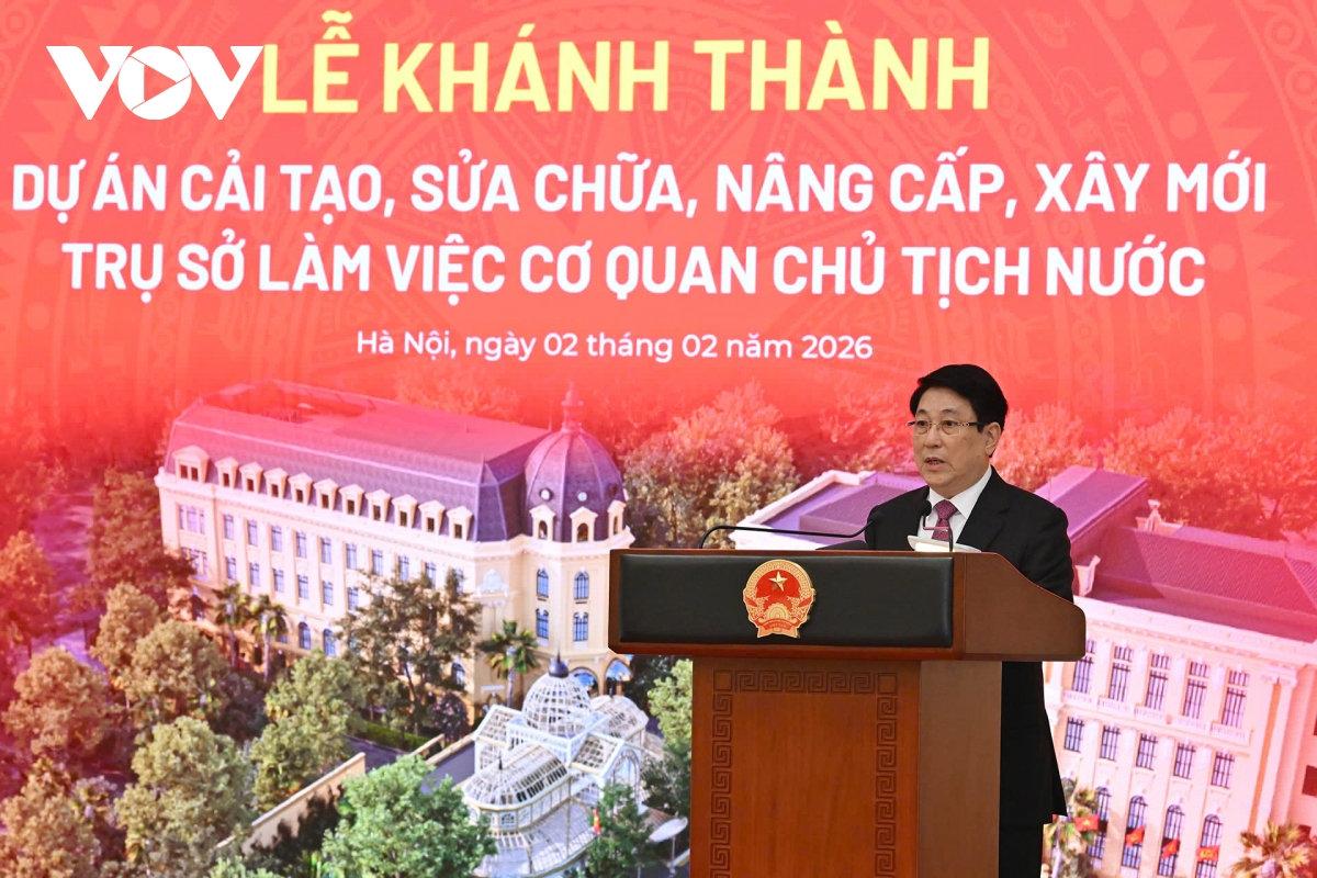 khánh thành công trình trụ sở làm việc cơ quan chủ tịch nước hình ảnh 3 khanh thanh cong trinh tru so lam viec co quan chu tich nuoc hinh anh 3