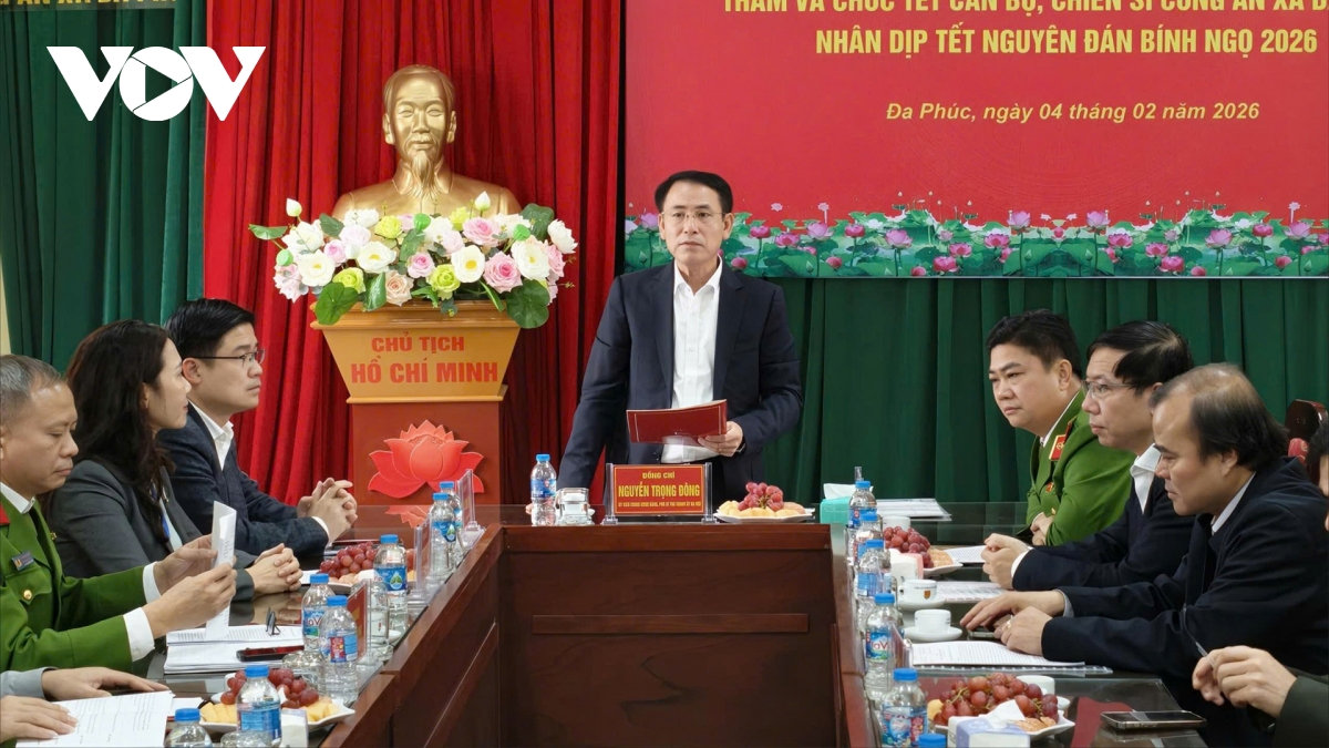 lanh dao thanh uy ha noi chi dao giu vung an ninh co so dip tet binh ngo 2026 hinh anh 1