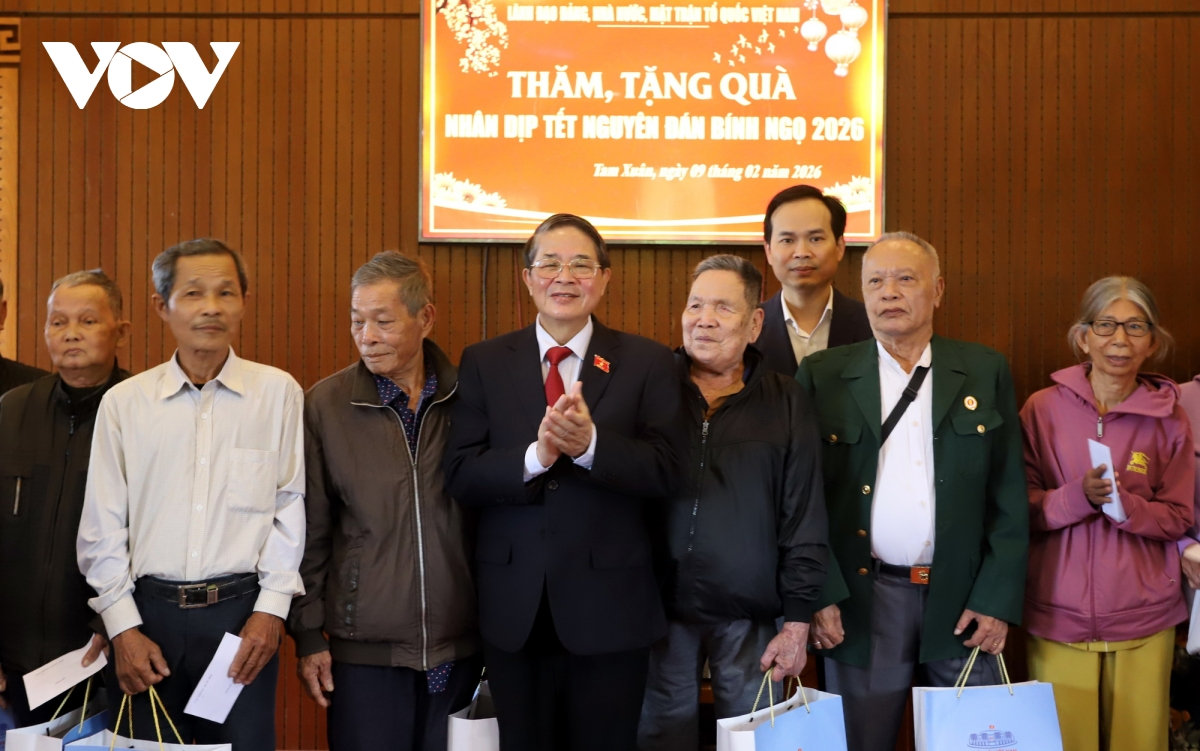 lanh dao Dang, nha nuoc tang qua, chuc tet tai Da nang, gia lai va can tho hinh anh 2