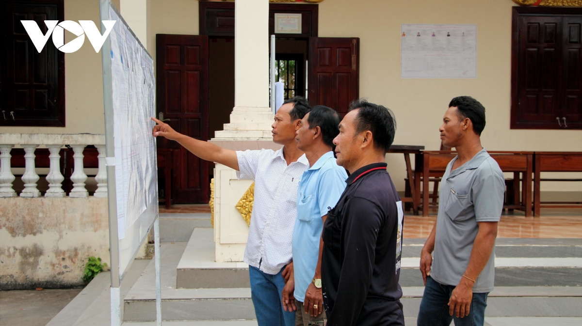 vung dong bao khmer, bien gioi bien huong ve ngay hoi bau cu hinh anh 2