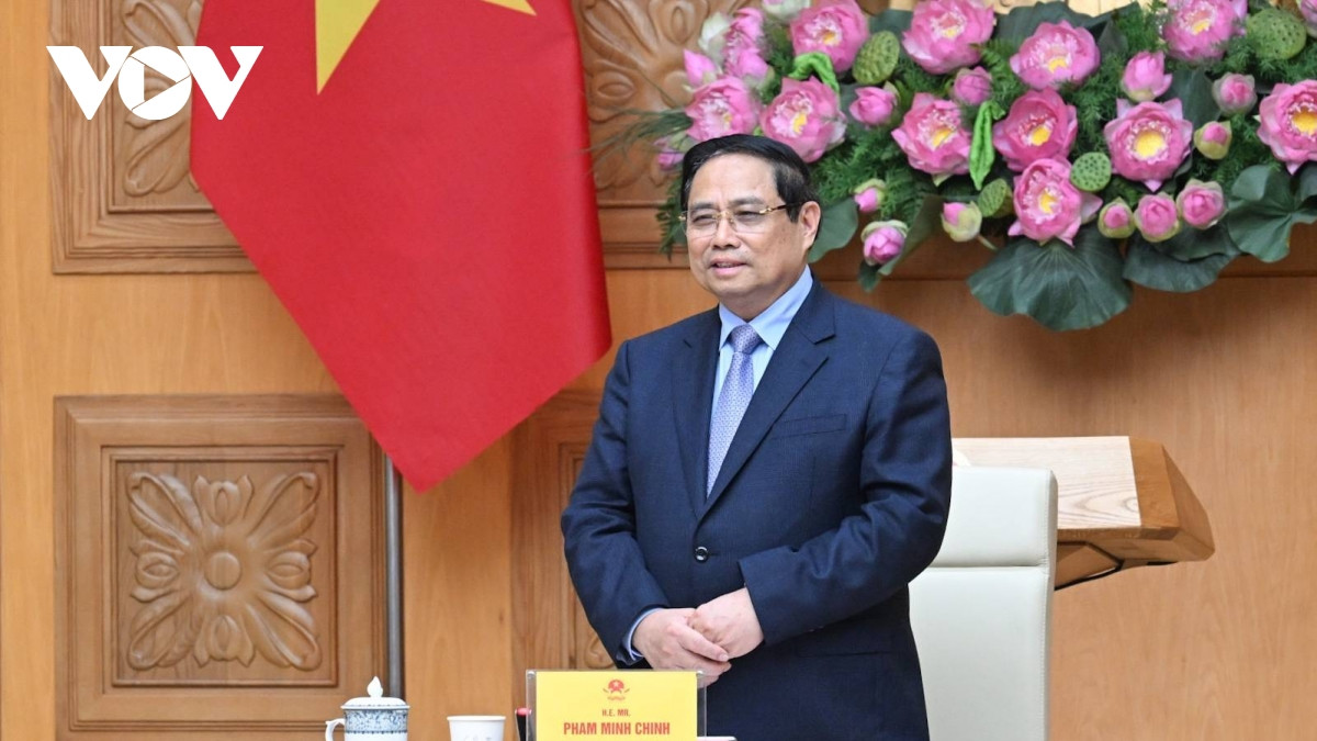 thủ tướng chính phủ phạm minh chính đối thoại với doanh nghiệp nhật bản hình ảnh 1 thu tuong chinh phu pham minh chinh doi thoai voi doanh nghiep nhat ban hinh anh 1