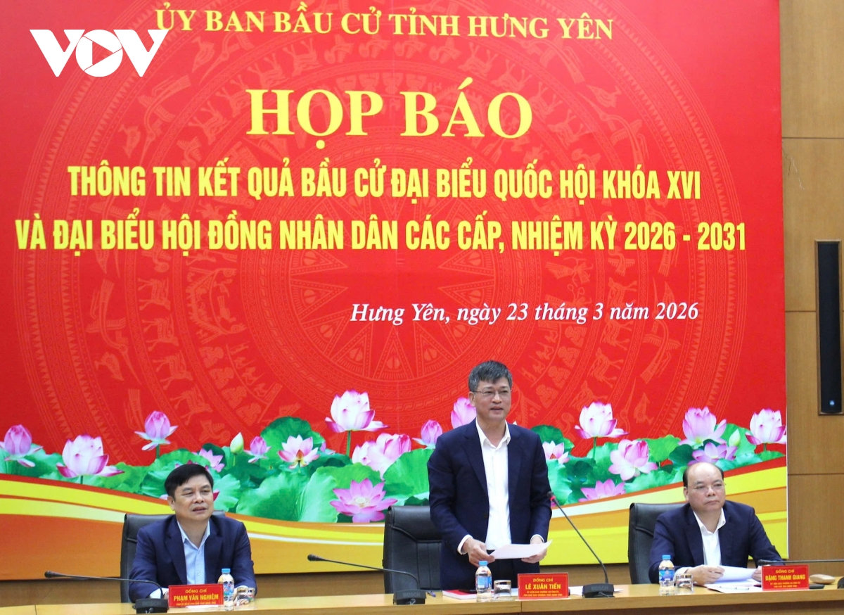 hung yen cong bo ket qua bau cu Dbqh khoa xvi va hDnd cac cap hinh anh 2