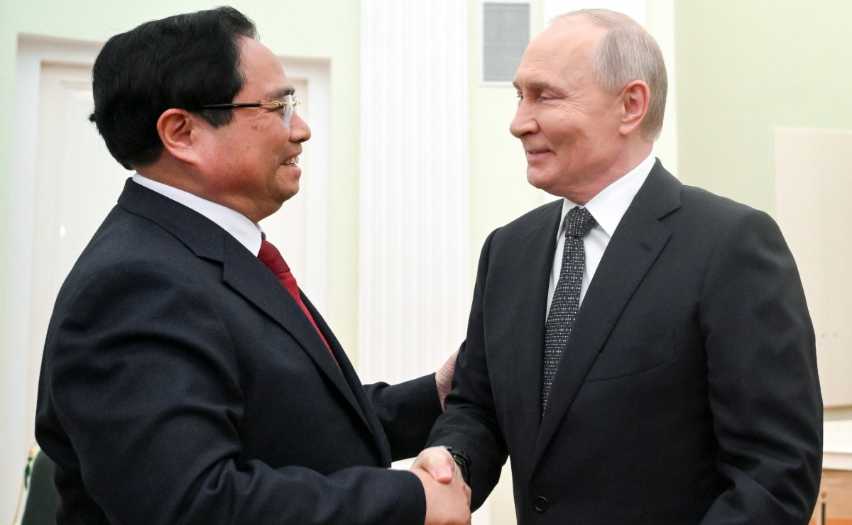thủ tướng phạm minh chính hội kiến tổng thống nga vladimir putin hình ảnh 1 thu tuong pham minh chinh hoi kien tong thong nga vladimir putin hinh anh 1