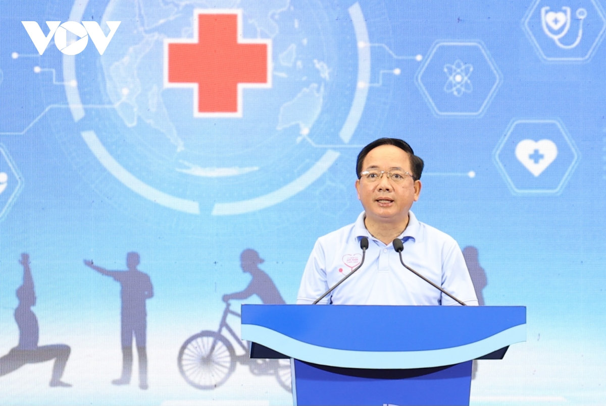 phát động ngày sức khoẻ toàn dân, lấy phòng bệnh làm trung tâm hình ảnh 1 phat dong ngay suc khoe toan dan, lay phong benh lam trung tam hinh anh 1
