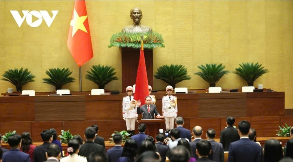Điện và thư chúc mừng đồng chí trần thanh mẫn được bầu giữ chức chủ tịch quốc hội hình ảnh 1 Dien va thu chuc mung dong chi tran thanh man duoc bau giu chuc chu tich quoc hoi hinh anh 1