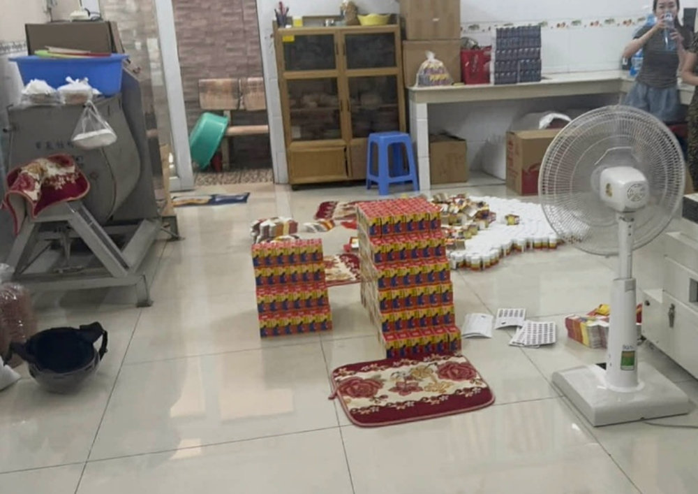 Số vật chứng công thu giữ.