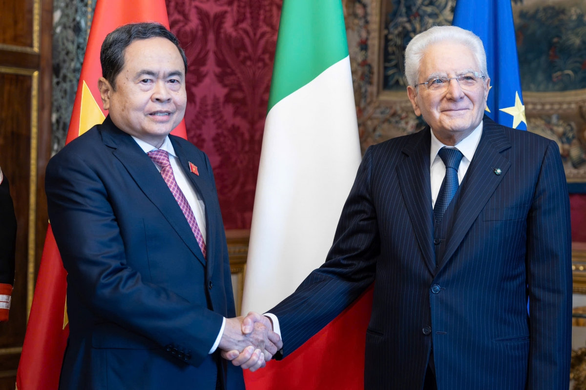 chủ tịch quốc hội trần thanh mẫn hội kiến tổng thống italia sergio mattarella hình ảnh 1 chu tich quoc hoi tran thanh man hoi kien tong thong italia sergio mattarella hinh anh 1