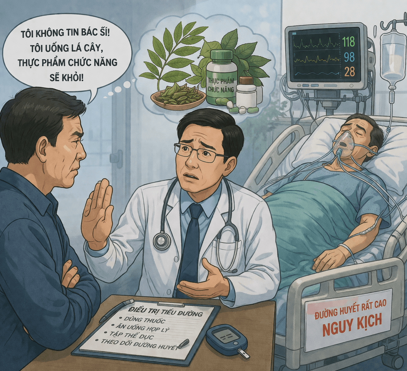 Khó khăn lớn nhất của người bác sĩ ở việc đồng hành cùng người bệnh.